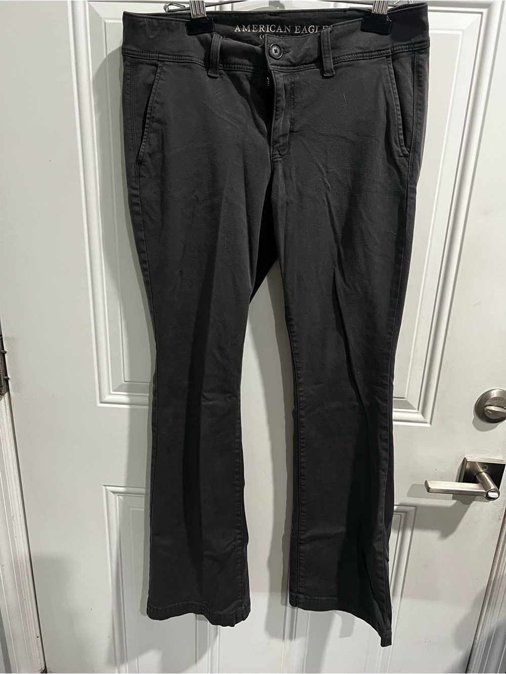 American Eagle Outfitters Black Kickboot Jeans